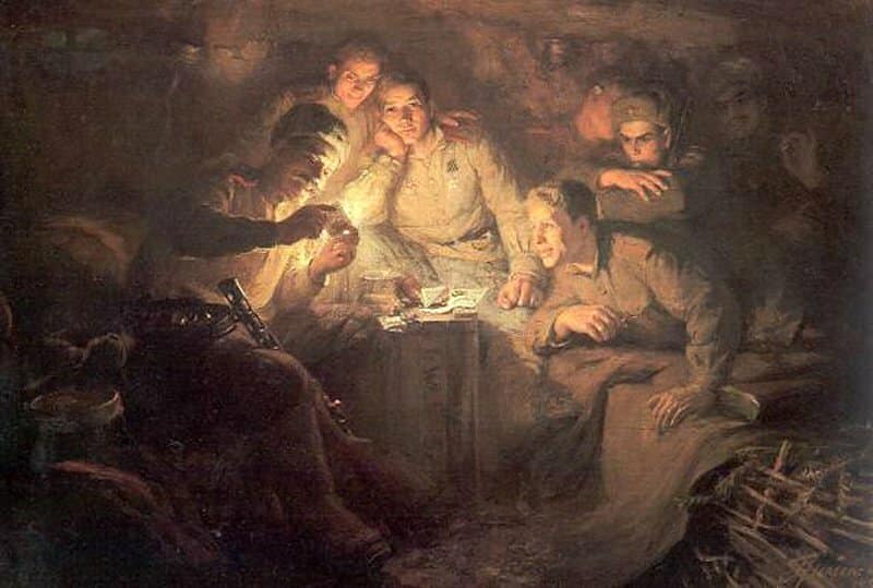 История создания песни "Землянка" А.Суркова