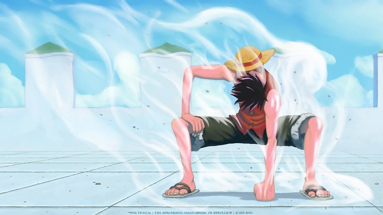 В какой серии Луффи использует 1 гир аниме One Piece