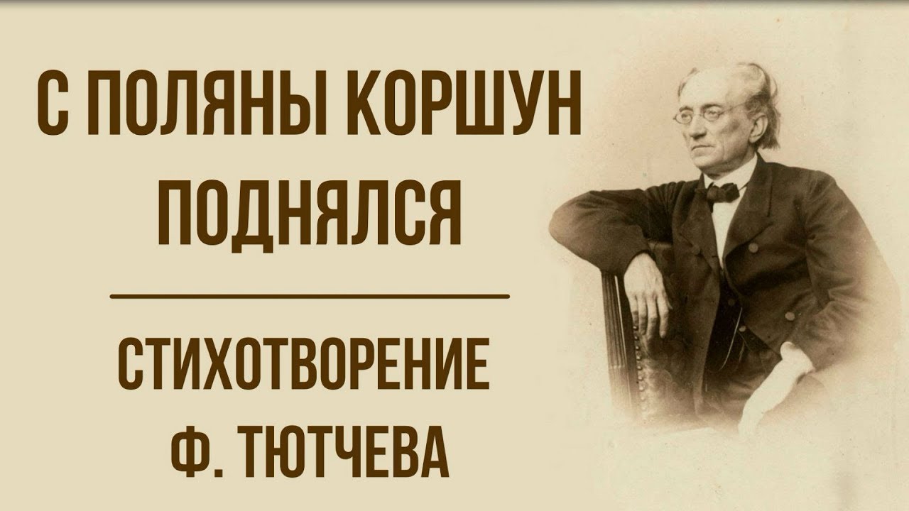 Смысл стихотворения "С поляны коршун поднялся" Тютчева