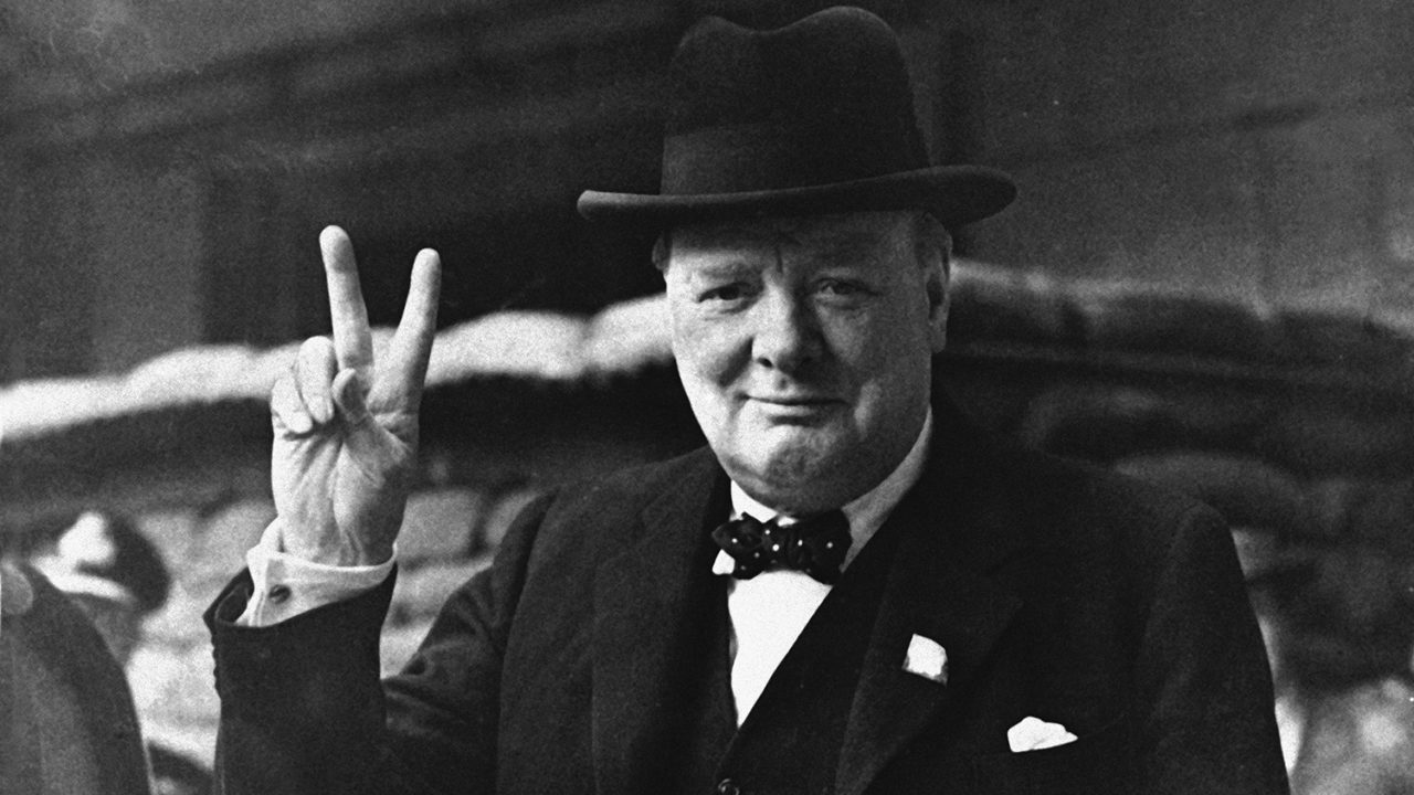 British Prime Minister Winston Churchill