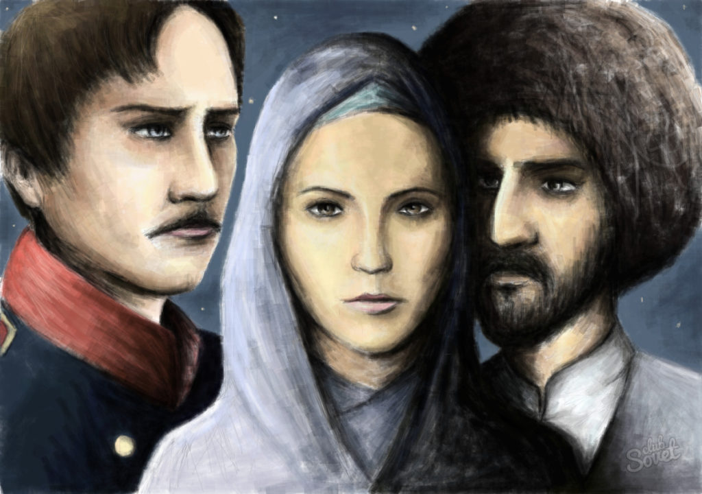 Образы Печорина, Бэлы и Казбича